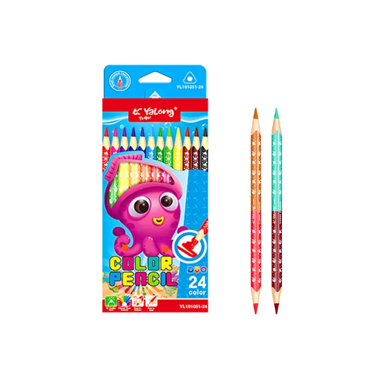Yalong Double Headed Color Pencil YL191051-24
